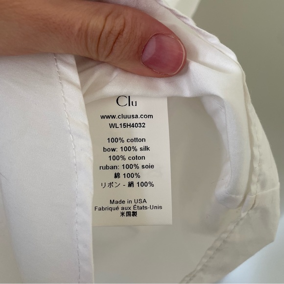 Clu shirtdress White collared Dress - Picture 4 of 6